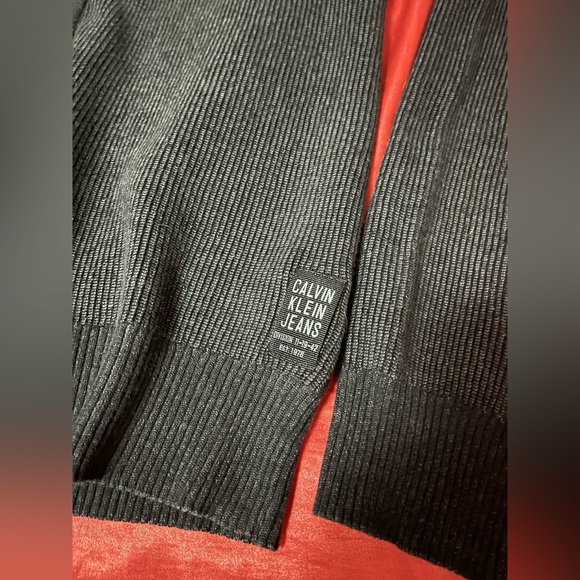 New With Tags Full Zip Calvin Klein Sweater Mens Small - Picture 3 of 3